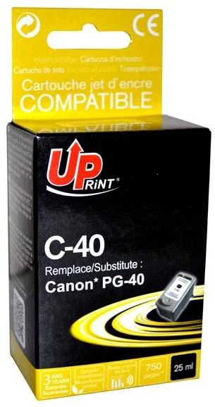 UPrint C-40B / PG40 rašalas (juodas)