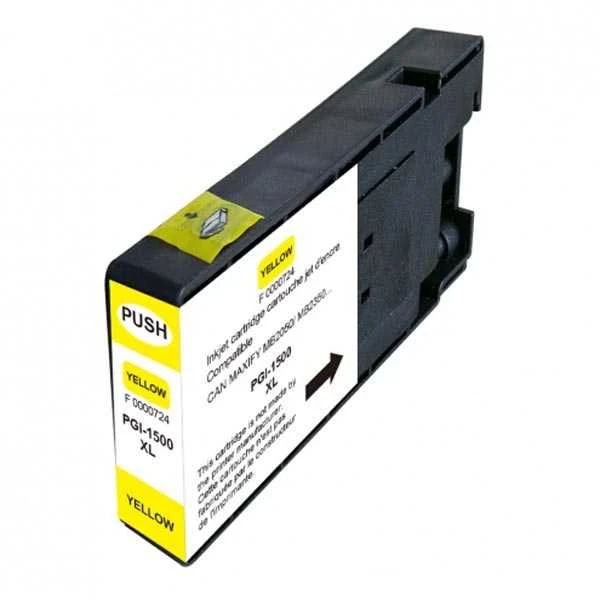 Su UPrint suderinamas rašalas / su PGI 1500XL, C-1500XLY, geltona, 950s, 14ml, didelės talpos