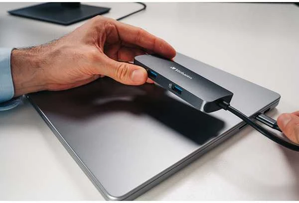 Verbatim Adapteris Hub USB-C – HDMI/USB-C /Eternet/2xUSB-A 3.0 pilkos spalvos 32150