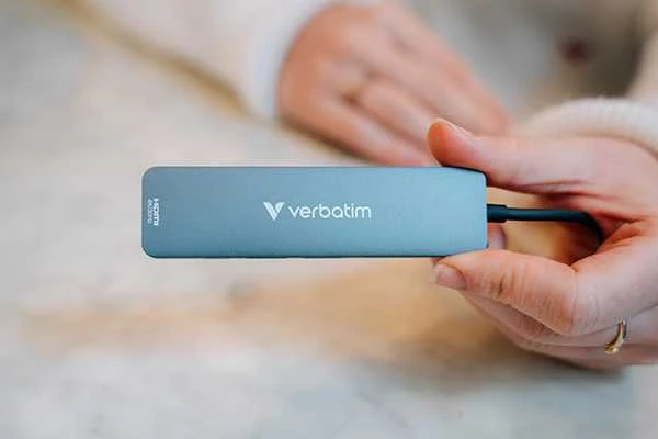 USB Hub Verbatim HDMI/USB-C 3.2/USB-C/2xUSB-A 3.2/SD/Micro SD aliuminio korpusas 32158