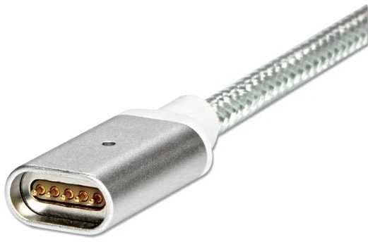 Neutralle Raudona Fighter Raudona Fighter USB-A USB laidas – magnetinis 1 m sidabrinis