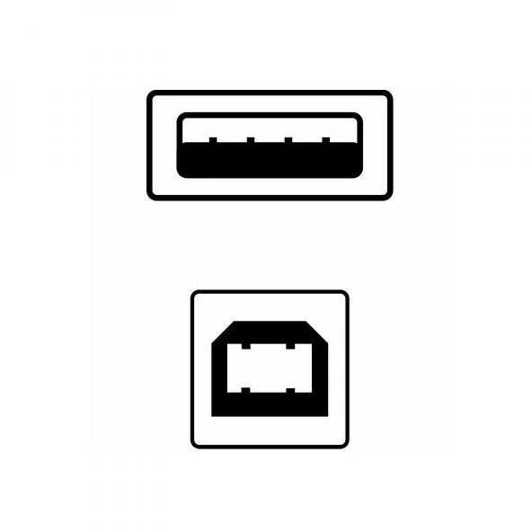 Lama Plus USB kabelis (2.0), USB A M - USB B (M), 5m, juoda, EOL