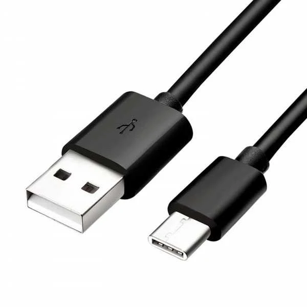 Logo USB kabelis (2.0), USB A M - USB C (M), 1m, juoda