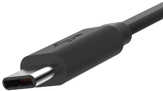Logo USB kabelis (2.0), USB A M - USB C (M), 1m, juoda