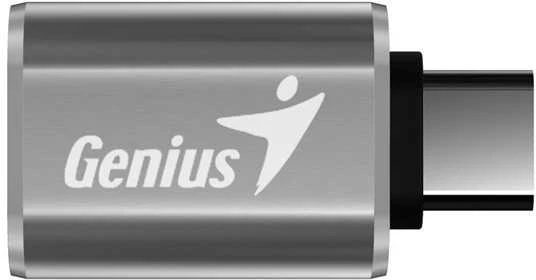 Genius USB-C į USB-A adapteris, pilkas