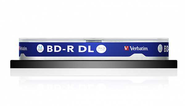 VERBATIM M-Disc BD-R DL 6X 50GB Inkjet Printable 10 Pack Spindle