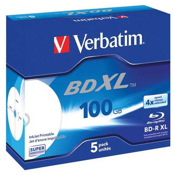 Verbatim 43789 neįrašytas „Blu-Ray“ diskas BD-R 100 GB 5 vnt