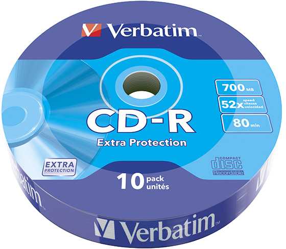 VERBATIM CD-R 700MB 52X EXTRA PR SP 10PK
