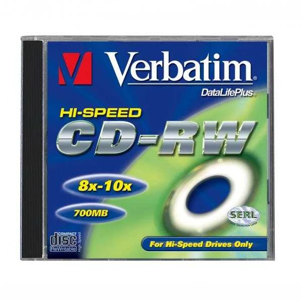 Verbatim CD-RW 12x 700 MB 10 vnt