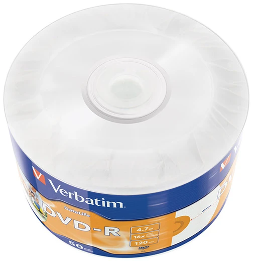 Verbatim DVD-R 4.7 GB 16x 50 vnt (43793)
