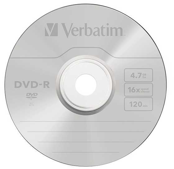 DVD-R Verbatim 4,7 GB (120min) 16x 10-spindl RETAIL