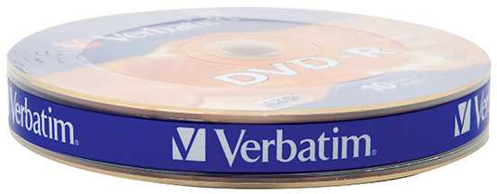DVD-R Verbatim 4,7 GB (120min) 16x 10-spindl RETAIL
