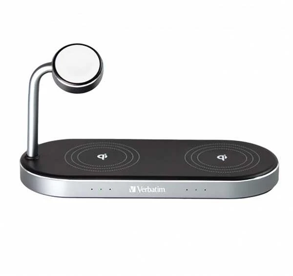 Verbatim WCS-03 universalus juodas USB belaidis greitasis įkroviklis