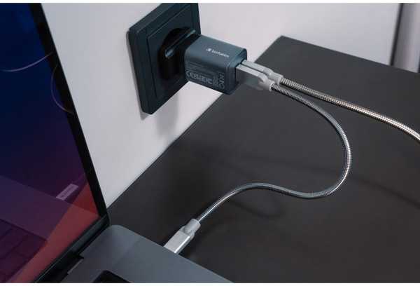 Verbatim - GNC-35 GaN Charger 2 Port 35W USB-A/USB-C