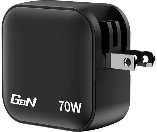 Verbatim, Įkroviklis GaN USB 3.0, USB C, pilka, 70W, wymienne antgaliai C,G,A