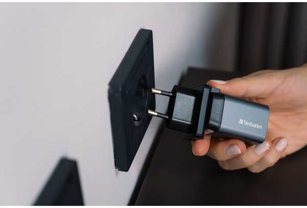Verbatim - GNC-35 GaN Charger 2 Port 35W USB-A/USB-C