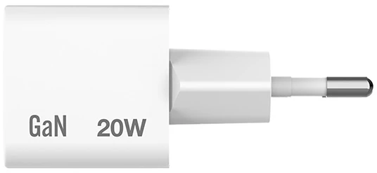 Verbatim, Įkroviklis Mini GaN 1 x USB-C, balta, 20 W, skirtas naudoti patalpose