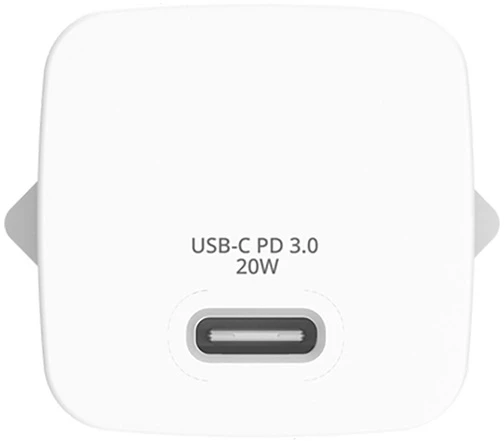 Verbatim, Įkroviklis Mini GaN 1 x USB-C, balta, 20 W, skirtas naudoti patalpose
