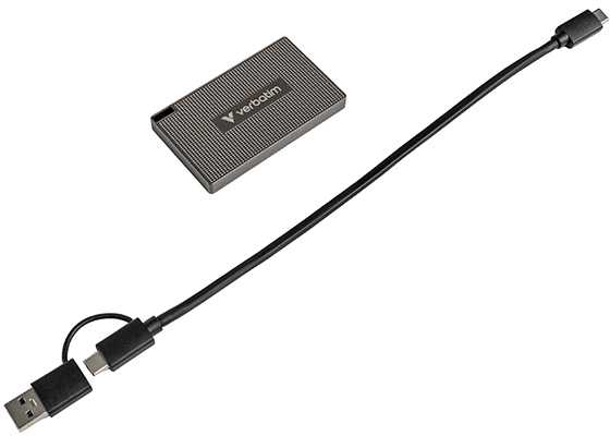 Kietasis diskas Verbatim Mini Diskas SSD 1TB USB-C 3.2 + kabelis USB-C/USB-C-USB-A 32031