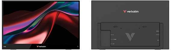 Verbatim LIGHT 15,6" FHD Portable Touch Monitorius juoda 32402