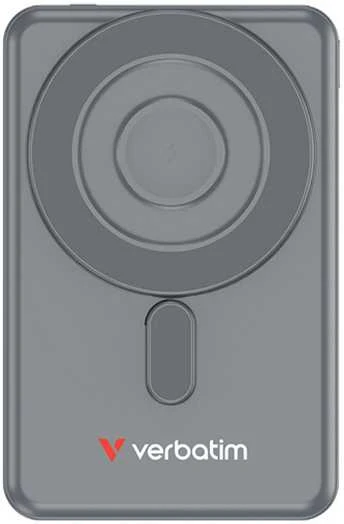 Verbatim Powerbank Charge ,n, Go su dwoma kablami 5V, ładowanie telefonu, 32251, 5 000mAh, Mocowanie magnetyczne, pilka