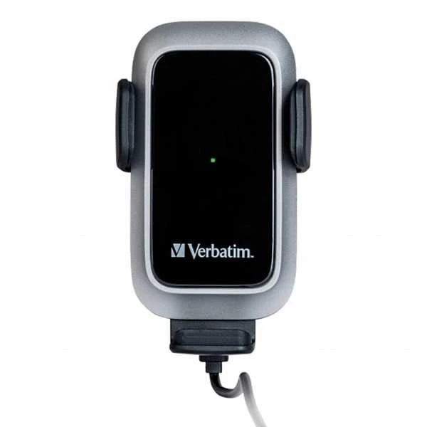 „Verbatim FWC-03 Pro Qi“ greitas belaidis automobilinis įkroviklis, automatiškai tvirtinamas, Juodas
