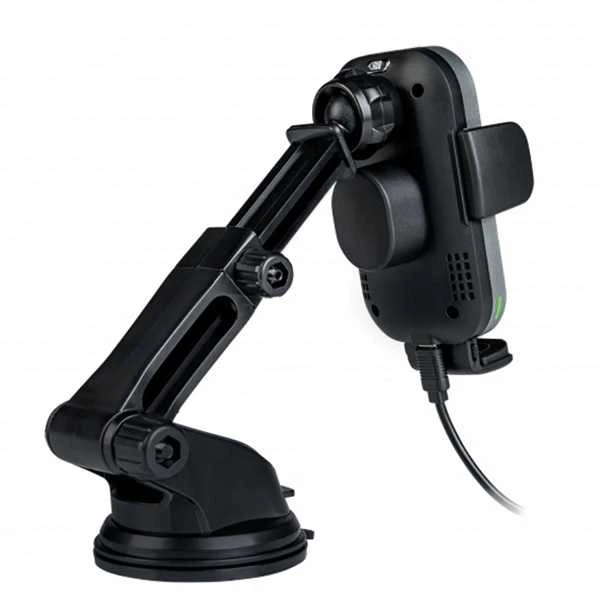 Automobilinis telefono laikiklis su beilaidžiu įkrovimu Verbatim FWC-02 15W Qi 49553