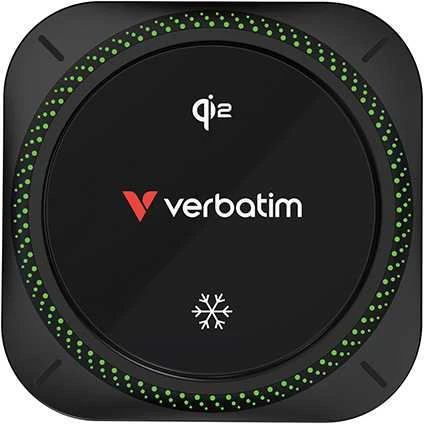 Verbatim automobilinis įkroviklis n Drive Qi2 15W RGB CND-01 juodos spalvos 31860