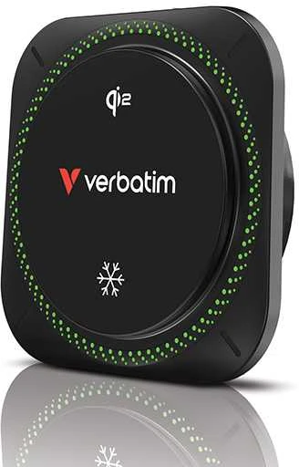 Verbatim automobilinis įkroviklis n Drive Qi2 15W RGB CND-01 juodos spalvos 31860