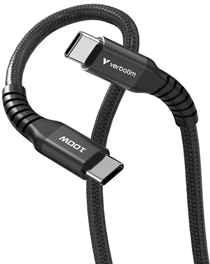 Verbatim USB-C laidas USB C (M) - USB C (M), 100 W, 2 m, magnetinis, juodas, dėžutėje, 32410