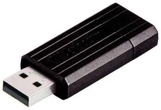 Verbatim PinStripe 128GB USB atmintukas USB A tipo 2.0 Juoda
