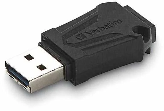 Verbatim USB flash disk, USB 2.0, 16GB, ToughMAX, juoda, 49330, USB A, kompozyt KyronMAX(tm)