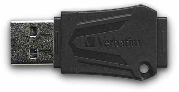 Verbatim USB flash disk, USB 2.0, 16GB, ToughMAX, juoda, 49330, USB A, kompozyt KyronMAX(tm)