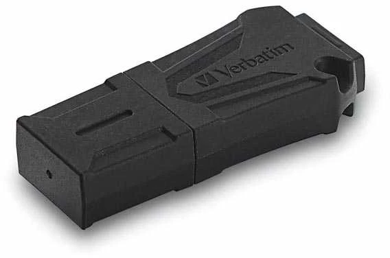 Verbatim USB flash disk, USB 2.0, 32GB, ToughMAX, juoda, 49331, USB A, kompozyt KyronMAX(tm)