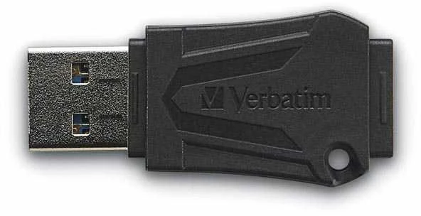 Verbatim USB flash disk, USB 2.0, 64GB, ToughMAX, juoda, 49332, USB A, kompozyt KyronMAX(tm)