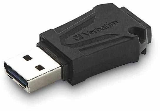 Verbatim USB flash disk, USB 2.0, 64GB, ToughMAX, juoda, 49332, USB A, kompozyt KyronMAX(tm)