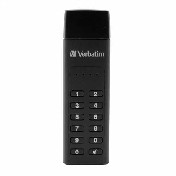 Išorinis diskas Verbatim klaviatūra Saugus USB 3.2 Gen 1 64 GB kiekvienas 49428