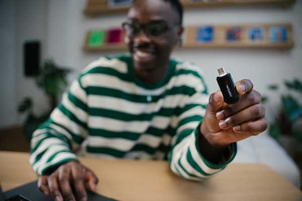 Pendrive Verbatim Plectra 256GB USB-C juodos spalvos 30226