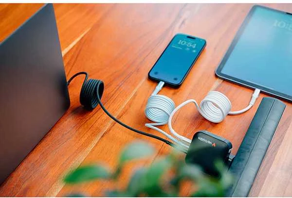 „Verbatim“ magnetinis sinchronizavimo ir įkrovimo laidas USB-C į USB-C, 60 W, 120 cm, Mėlyna