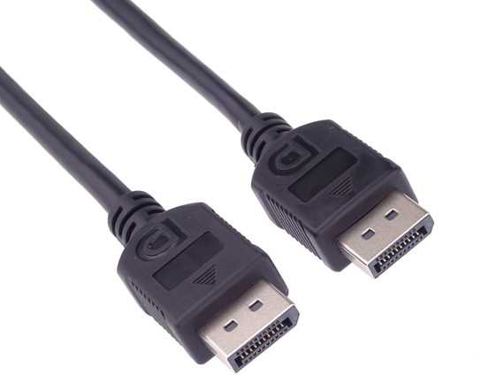 Kabelis PremiumCord DisplayPort - DisplayPort 0.5m juoda (KPORT1-005)