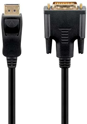 Nezatříděno Vaizdo kabelis DisplayPort M - DVI (24+1) M, 2m, paauksuotos jungtys, juodas, EOL