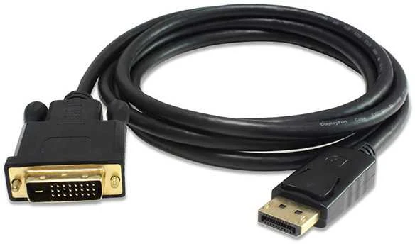 Nezatříděno Vaizdo kabelis DisplayPort M - DVI (24+1) M, 2m, paauksuotos jungtys, juodas, EOL
