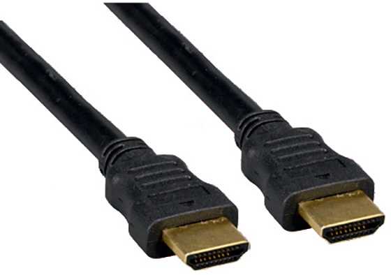 Vaizdo kabelis HDMI M - HDMI M, HDMI 1.4 - didelės spartos su Ethernet, 2m, paauksuotos jungtys, juodas, su logotipu, EOL