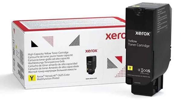 Xerox Cartridge geltona – didelės talpos C625 (16 000 puslapių)