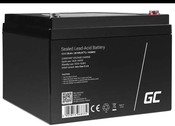 Green Cell Žalias Cell AGM GEL Batterie 6V 1.2Ah Blei Akku Žalias Cell, skirtas Alarmsysteme und Spielzeug