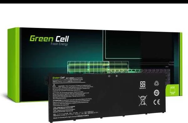 Green Cell Žalias Cell GREENCELL Baterija AC14B3K AC14B8K, skirta Acer Aspire 5 A515 A517 R15 R5-571T Spin 3 SP315-51 SP513-51 Swift 3 SF314-52