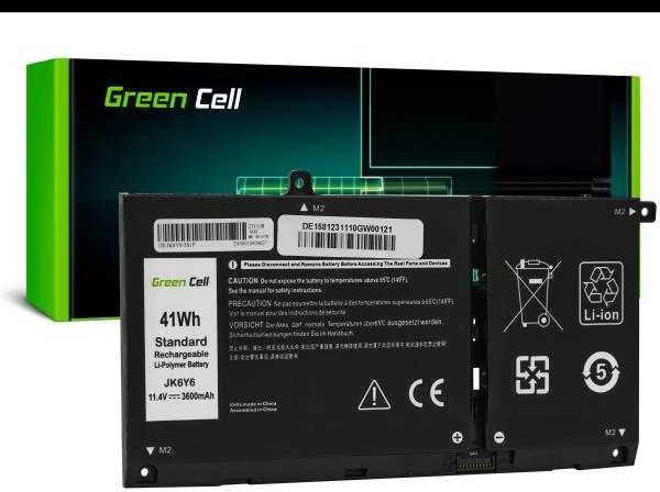 Green Cell Žalias Cell Žalias Cell baterija YRDD6 1VX1H į Dell Latitude 3510 Inspiron 5501 5301 5505 5401 5402 5502