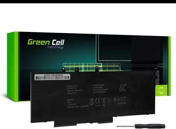 Green Cell Žalias Cell Žalias Cell baterija 93FTF GJKNX skirta Dell Latitude 5280 5290 5480 5490 5491 5495 5580 5590 5591 Tikslumas 3520 3530