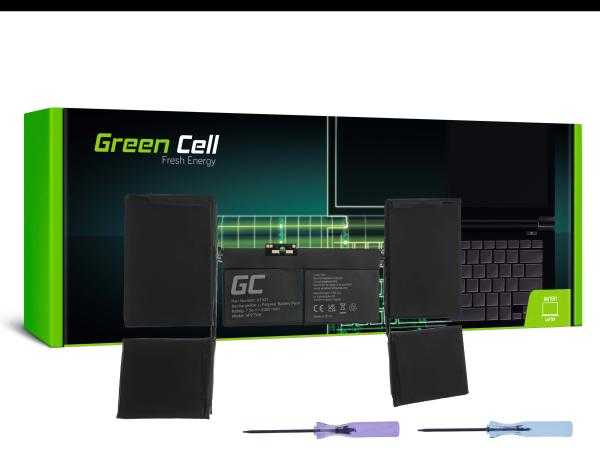 Green Cell Žalias Cell Žalias Cell baterija A1527, skirta Apple MacBook 12 A1534 (2015 m, pradžia, 2016 m, pradžia, 2017 m, vidurys)