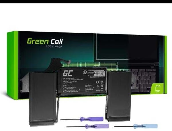 Green Cell Žalias Cell Žalias Cell baterija A1965, skirta Apple MacBook Air 13 A1932 A2179 (2018, 2019, 2020)